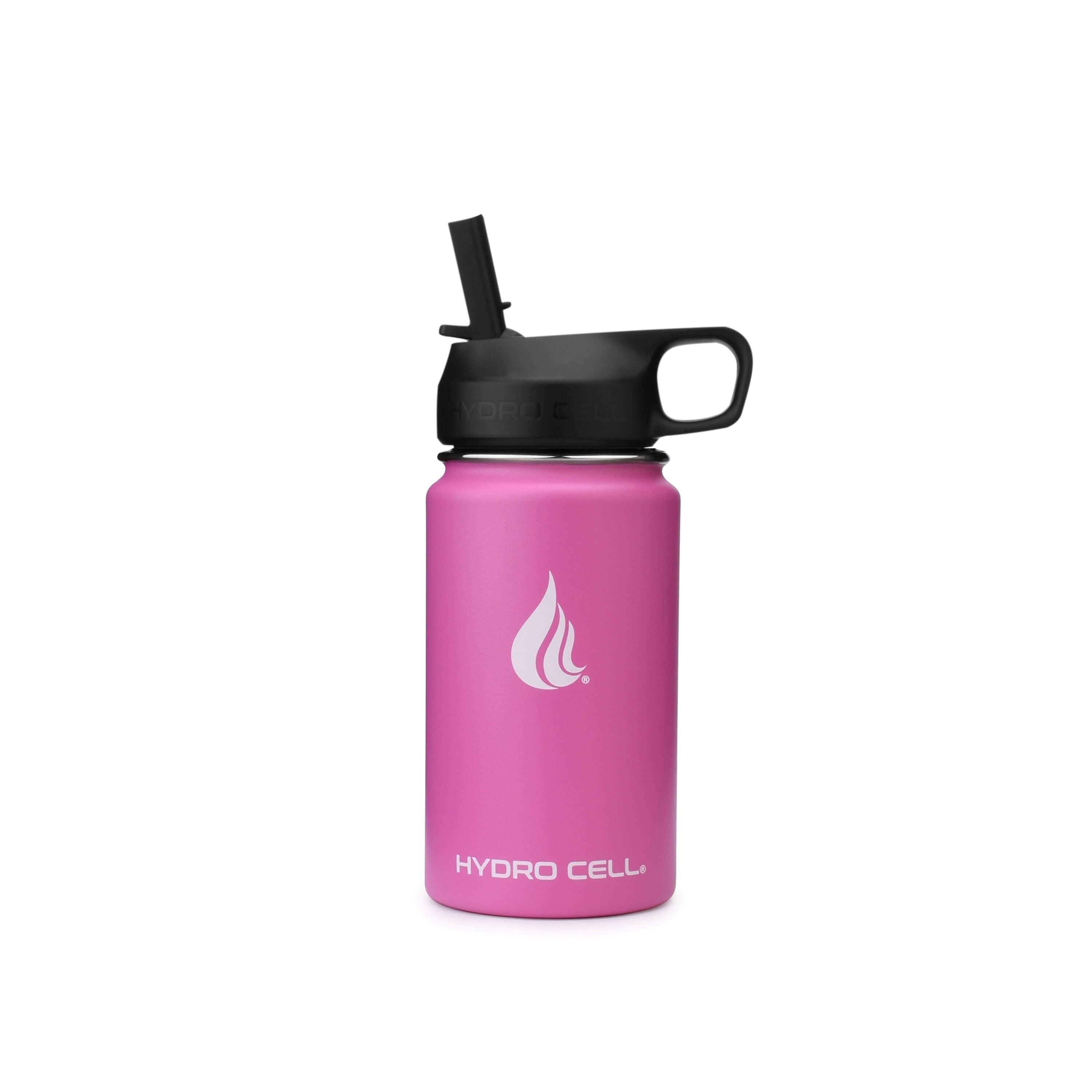 Fuchsia 14oz Wide Mouth Stainless Steel Water Bottle