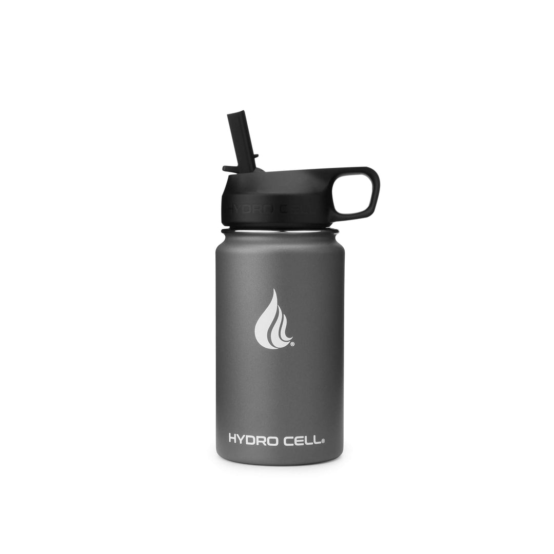 14oz Graphite Hydro Cell Wide Mouth Stainless Steel Water Bottle