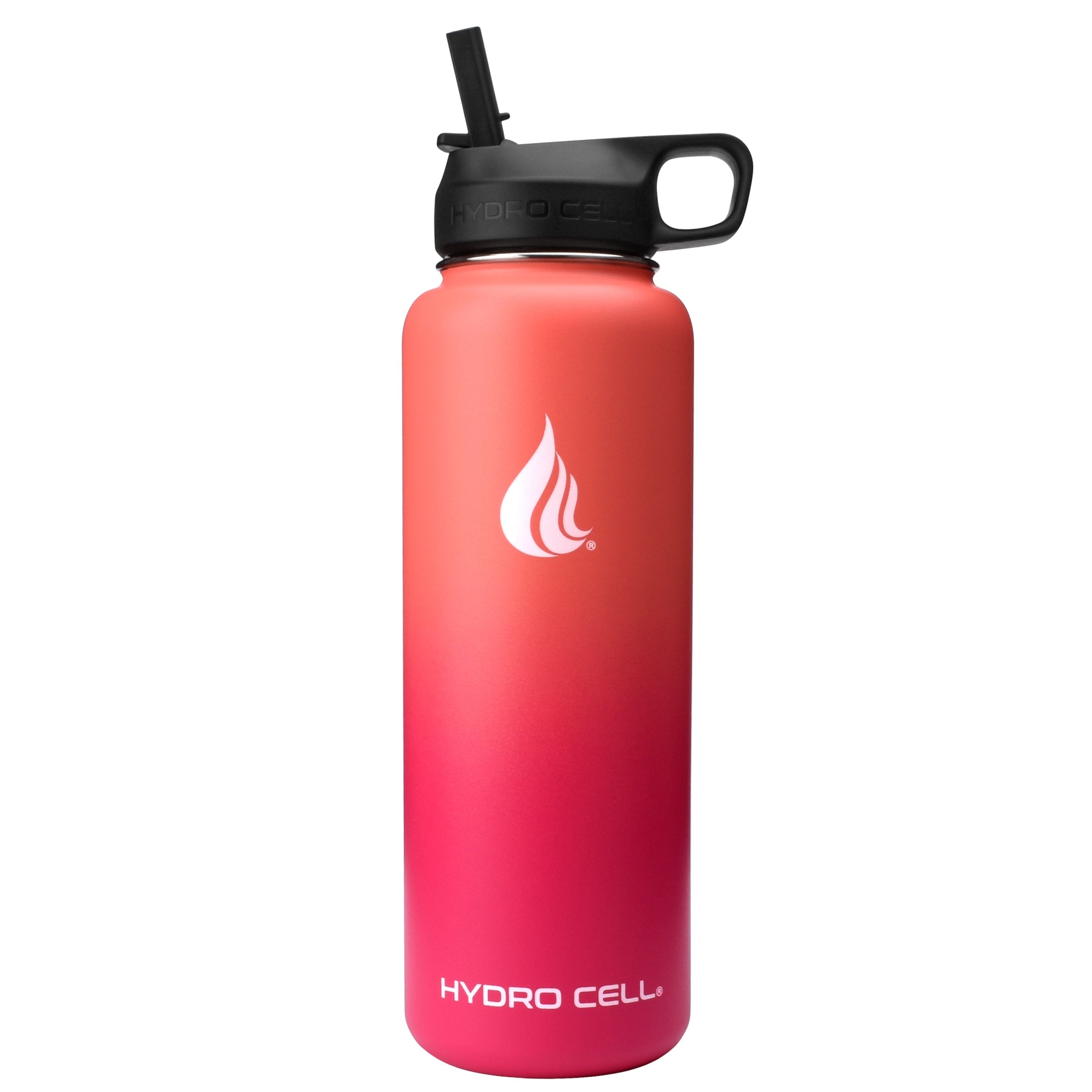 40 oz. Wide Mouth Water Bottle in Neon Pink