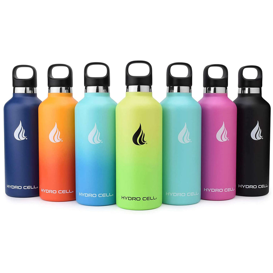 Hydro Stainless Steel Water Bottle with Straw