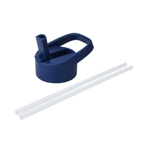 Colored Wide Mouth Sports Cap W/Straw